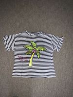 T-Shirt/ Zara/ gestreift/ Palme/ Sommer/ weiß/ blau/ 152 Duisburg - Fahrn Vorschau