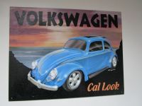 VW Volkswagen, Faltdach-Käfer, Blechschild, 40 cm x 31 cm Hessen - Hünfelden Vorschau