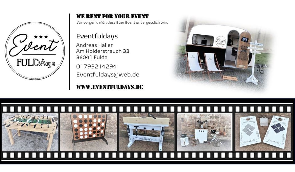 VERLEIH Hochzeit Spiel Gartenspiel Idee Event Party Cornhole in Fulda