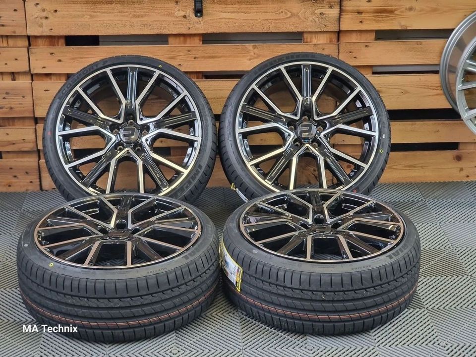 19 Zoll Sommerräder Sommerreifen Neu 225/35 R19 Wheelworld WH34 schwarz poliert VW EOS Golf V VI VII VIII 5 6 7 8 Variant GTI GTD GTE R Clubsport 4motion Passat 3C Limousine in Schmalkalden