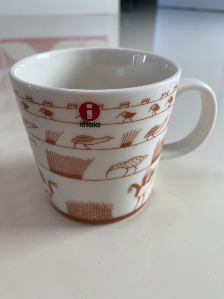 Iittala toikka Tasse braun Vögel 0,3  neu  Teema Franck in Renchen