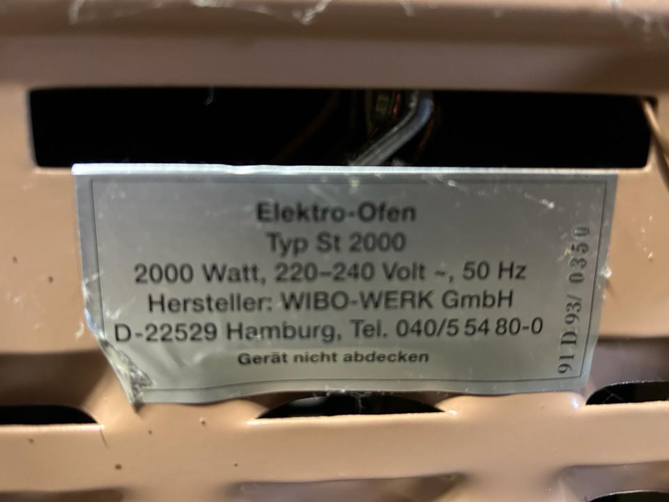 Elektro-Ofen WIBO in Strasburg 