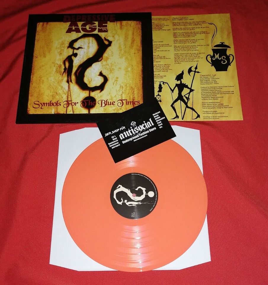 DEPRESSIVE AGE - Symbols For The Blue Time - Orange Vinyl LP NEU in Vöhringen