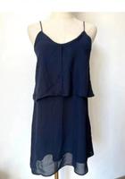 Mango MNG Kleid Robe Trägerkleid Minikleid Volantkleid Volants XS Hessen - Kelkheim Vorschau