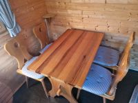 Lasierter Holztisch mit 4 Stühle Berlin - Treptow Vorschau
