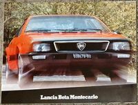 Prospekt Lancia Beta Montecarlo ca. 1976 Nordrhein-Westfalen - Mönchengladbach Vorschau