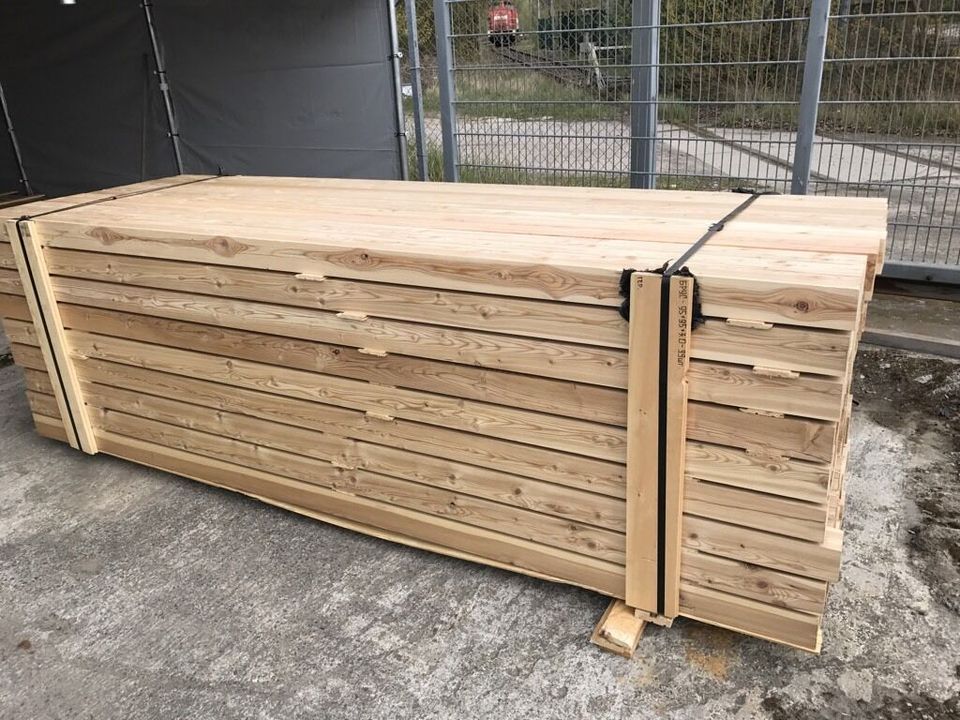 Sibirische Lärche 90x90mm Kantholz Balken Bohle Carport Pfosten in Berlin