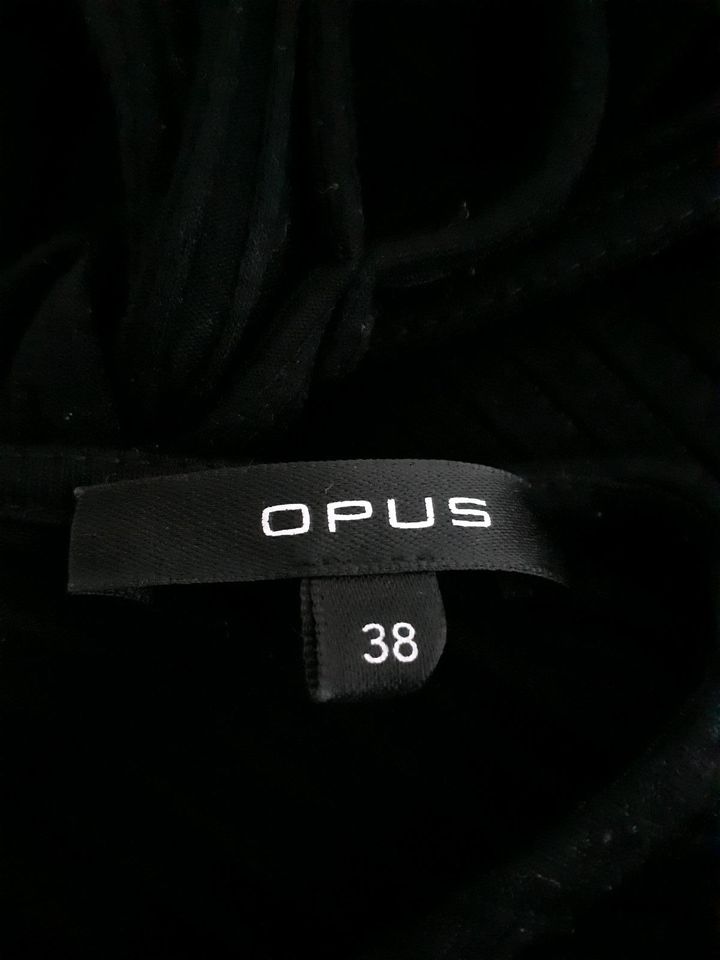 Opus Kleid Rippstrick schwarz Gr. 38 in Maintal