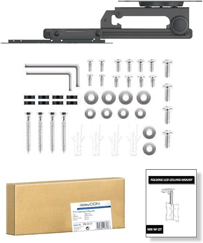 deleyCON Universal TV & Monitor Deckenhalterung 17"-37" Zoll in Türkenfeld