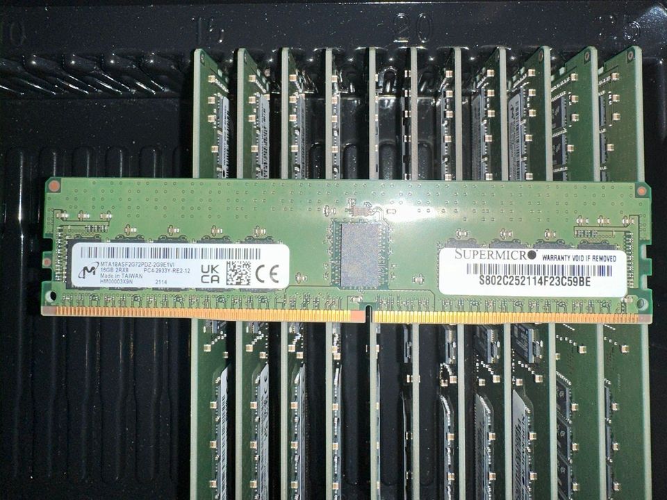 Supermicro 192GB ECC DDR4 RAM Server 2933Y MTA18ASF2G72PDZ-2G9E1V in Gronau (Leine)