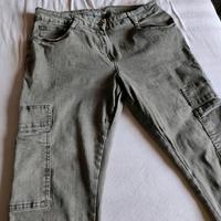 Hose Jeans Stretch 46 Oliv/khaki Hessen - Flieden Vorschau
