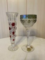 Bleikristall Set 2 Gläser Kelch Vase Buntglas Vintage Pankow - Prenzlauer Berg Vorschau