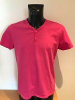 T-Shirt Pink Rosa Gr M V-Ausschnitt Knopfleiste Jeans Fritz Urlau Niedersachsen - Nordhorn Vorschau