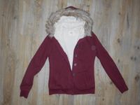 Jacke Teddyjacke Gr. XS 164 Fellrand Teddyfutter C&A bordeaux Hessen - Eschwege Vorschau