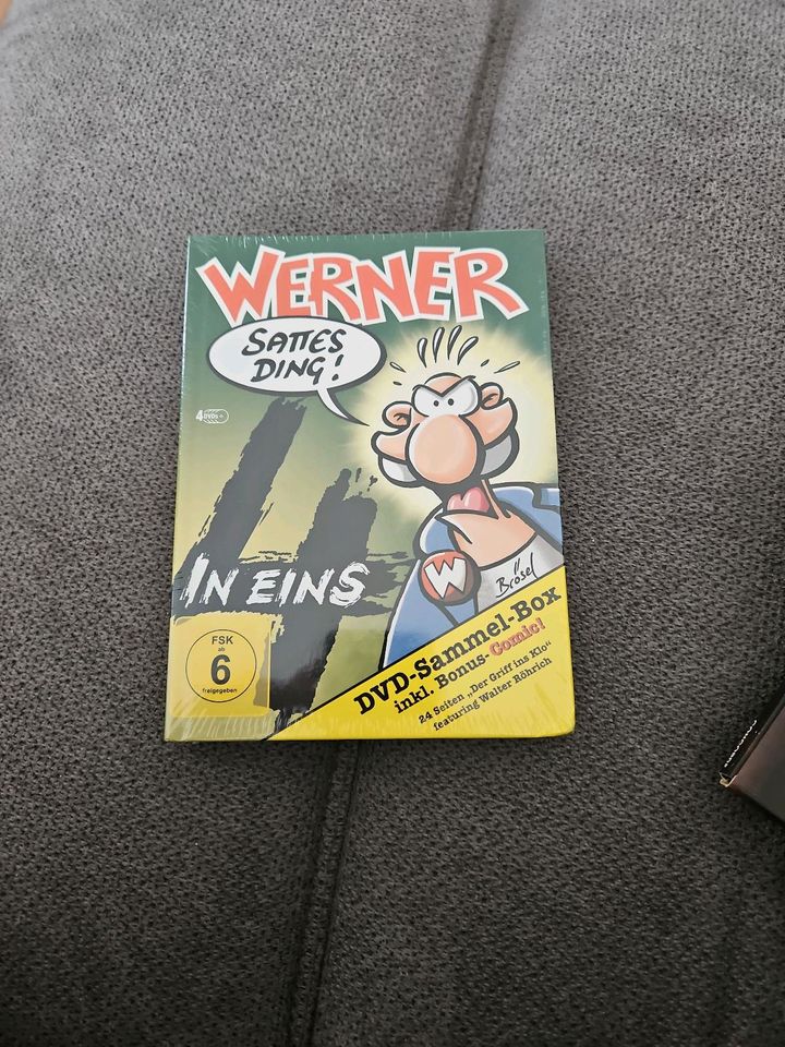 Werner "Sattes Ding" DVD Sammel-Box inkl. Bonus Comic in Werlaburgdorf