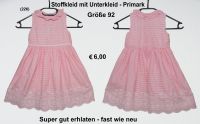 Mädchen Kleid PRIMARK Gr. 92 (226) Niedersachsen - Westoverledingen Vorschau