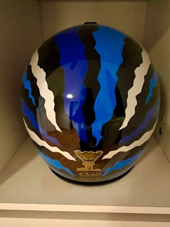 Nankai Lederkombi Rothmans un 6 Arai Helm "Michael Doohan" in Siegburg