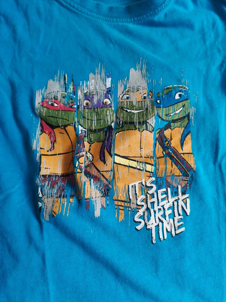 Kinder tshirt teenage mutant ninja turtles größe 98 104 in Mühlheim am Main