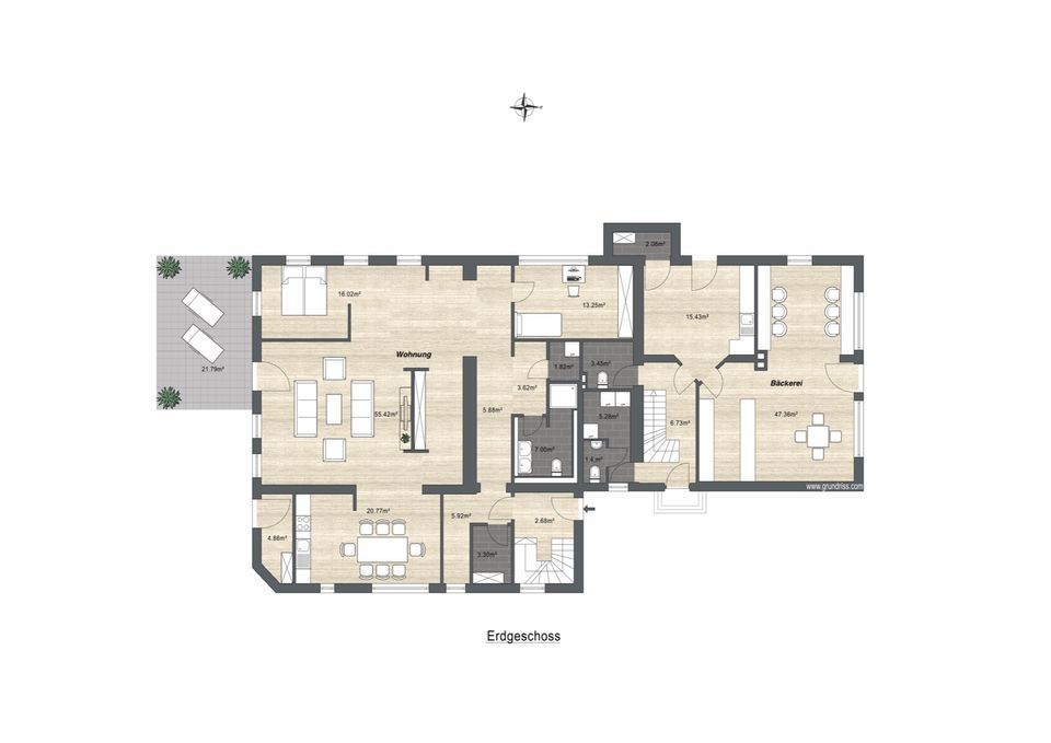 Rentables Investment: Wohn- und Geschäftshaus mit Potential in Wehringen