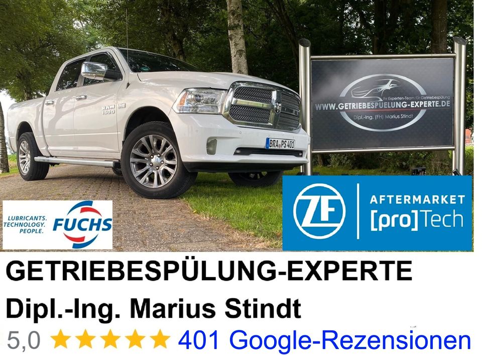 ZF [pro]Tech start Partner und Marktführer,  Spülsystem ohne schädlichen Reiniger !! Getriebespülung BMW Mercedes F10 F11 F30 F31 E60 E61 E70 W211 W212 W213 DSG CVT Audi Ford Opel Wandler 51 Getriebe in Schwabhausen