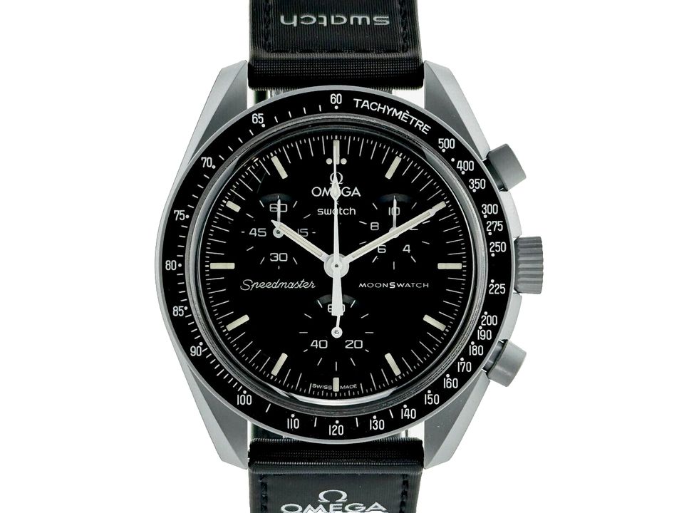 OMEGA Swatch Speedmaster MoonSwatch Mission To The Moon Grau 42mm in Bremen