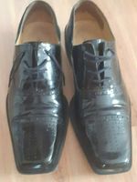 Schwarze Schuhe mit Budapester Muster von Malvin & Hamilton 40 Eimsbüttel - Hamburg Stellingen Vorschau