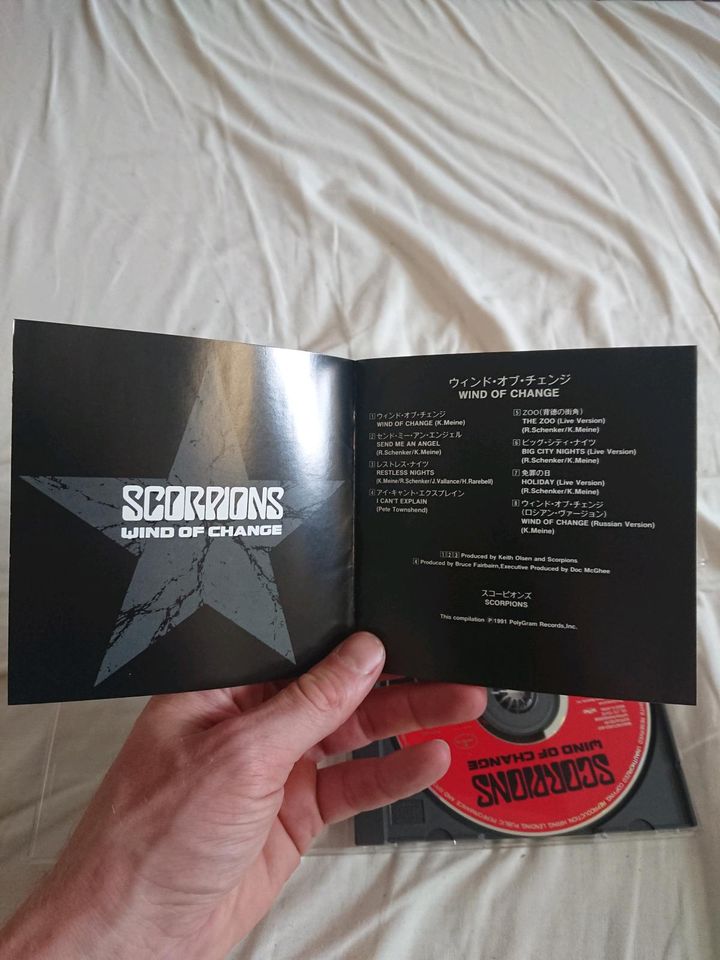 Scorpions Wind of change CD  Russische und Japanische Version in Hamburg