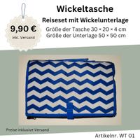 REDUZIERT: 3 x Wickeltasche/Reiseset m. Wickelunterlage, kompakt Nordrhein-Westfalen - Augustdorf Vorschau