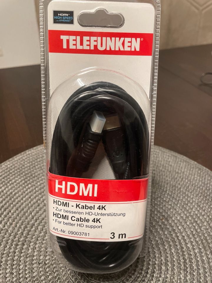 HDMI 4K Kabel 3 Meter in Meßstetten