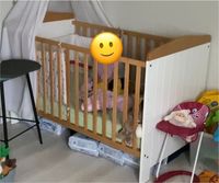 Kinderbett, Babybett, Gitterbett aus Holz in weiß ca. 145x77cm Brandenburg - Oranienburg Vorschau