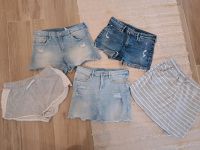 Jeansshorts jeans Rock reserved h&m 158 Sachsen-Anhalt - Hötensleben Vorschau