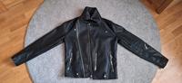 Lederjacke schwarz Zara Gr M Sachsen - Radeberg Vorschau