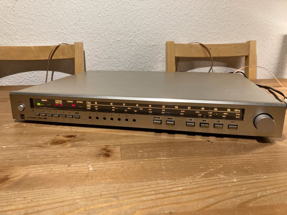 Dual CT-1250 Tuner---Volfunktionierte---Gerät-- in Bad Waldsee