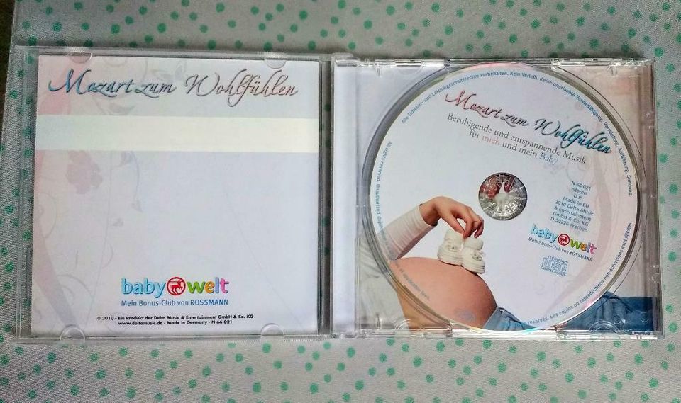 CD Babymusik "Mozart zum Wohlfühlen" Entspannung für Mama & Baby in Hannover