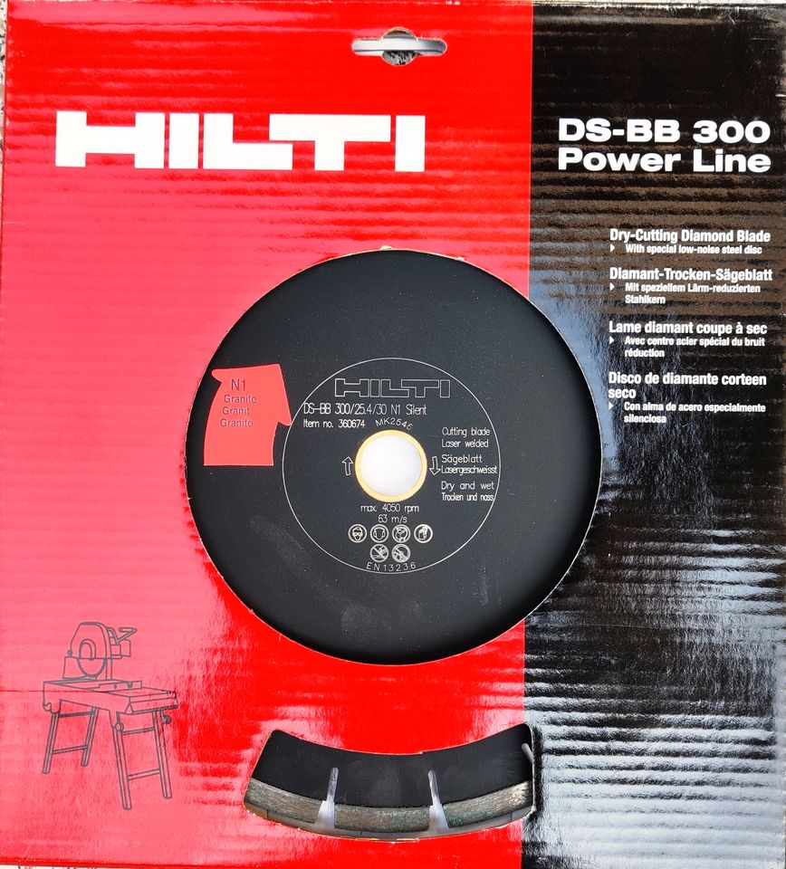 HILTI DS-BB 300 Power Line Sägeblatt in Herscheid