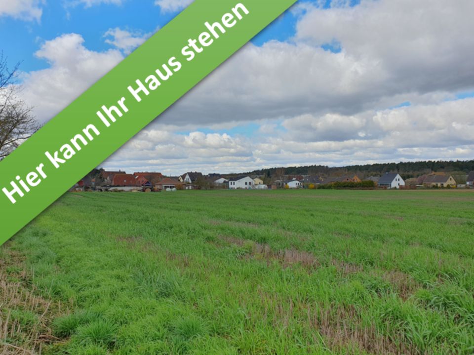 Inkl. Grundstück, ein Bungalow, der begeistert im kommenden Baugeb. in Essehof. in Lehre