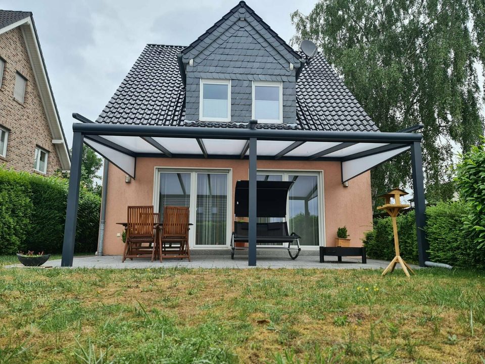 Alu Terrassenüberdachung 600x400cm | 16mm Polycarbonat Eindeckung in Gelsenkirchen