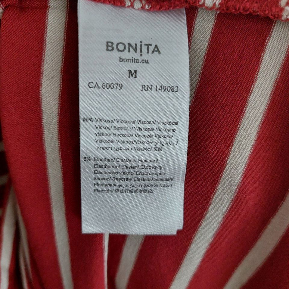Bonita Shirt Ringelshirt Gr. M weinrot/hell ungetragen in München