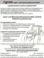 Land-und Baumaschinenmechatroniker Landmaschinenmechaniker Baden-Württemberg - Riedhausen Vorschau