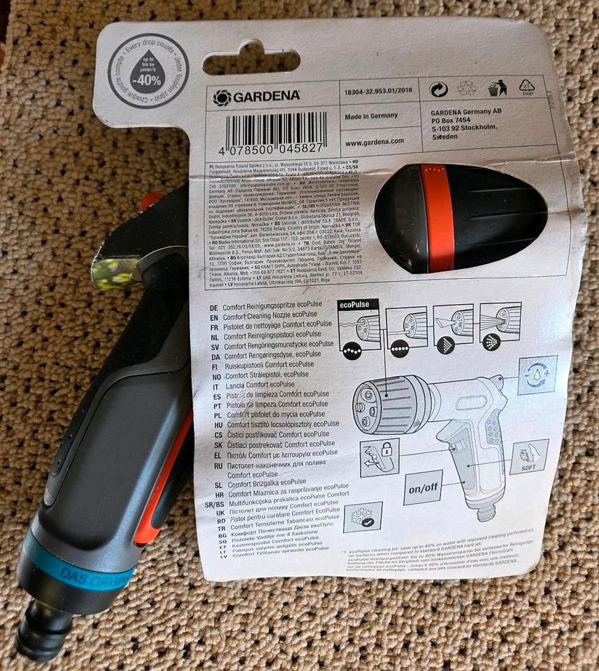 Gardena NEU Comfort Bewässerungsspritze ecoPulse Wasserspritze in Eckental 