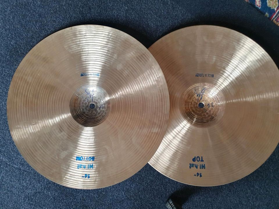 Bosphorus 14" Jazz Master hi hats (808/1208g) handcrafted in Frankfurt am Main