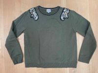 Chipie Sweatshirt Mädchen Khaki mit Pailletten Gr. 152-158 (S) Bayern - Forstern Vorschau