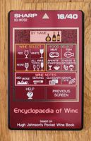 Sharp IQ-8C02 IC-Card Encyclopaedia of Wine Bayern - Freising Vorschau