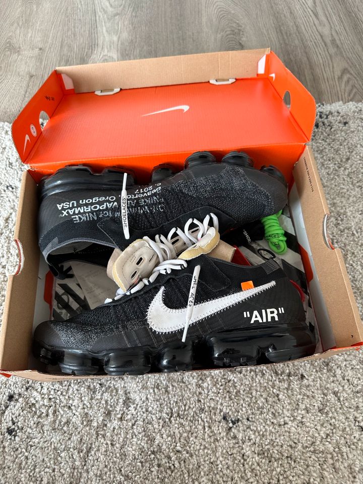 Nike Air Vapormax Off White The Ten Black - US 12 / EU 46 OG in Neuss