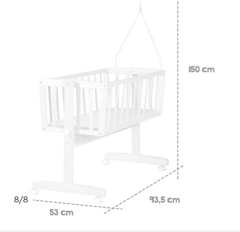 Roba stubenwagen / Baby wiege / Baby Bett in Wuppertal