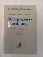 Meyer-Goßner/Schmitt StPO 66. Auflage 2023 Baden-Württemberg - Baden-Baden Vorschau