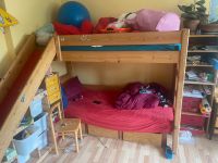 Kinderhochbett mit Rutsche und Matratzen komplett Aachen - Aachen-Mitte Vorschau