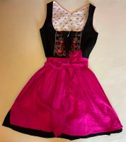 Dirndl Schwarz/Pink Gr. 36 - Original Steindl + Accessoirs Bayern - Aschaffenburg Vorschau