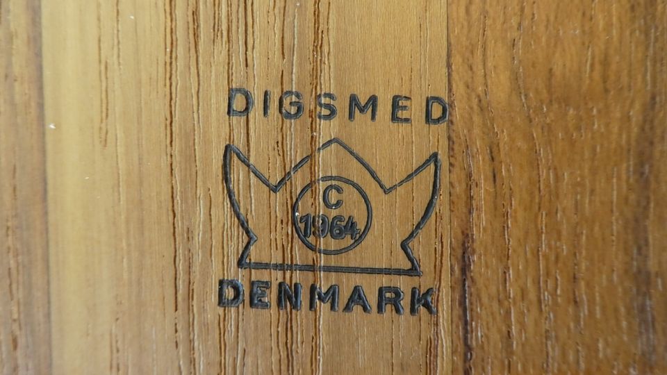 Digsmed Teak-Tablett dänisches Design Mid Century in Theismühlen