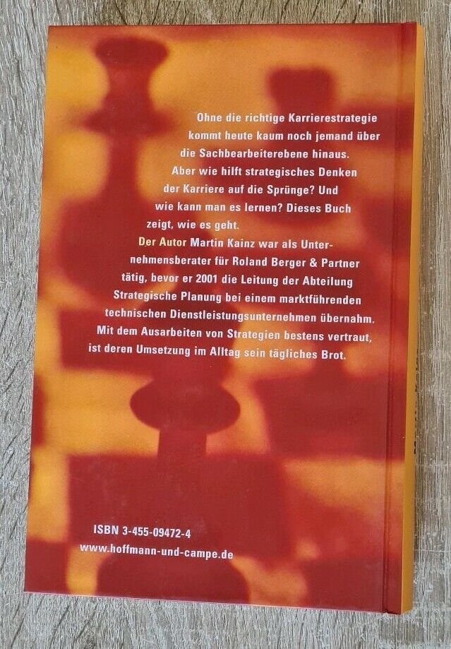 Buch: Karriere Zug um Zug, neuwertig, von Martin Kainz in Einbeck